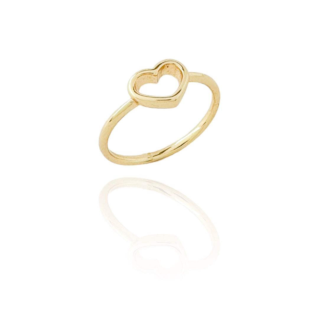 Gold Heart Ring