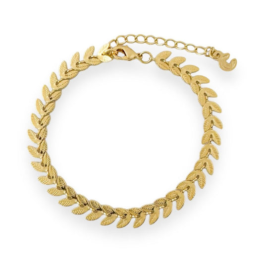 Gold Leaf Bracelet