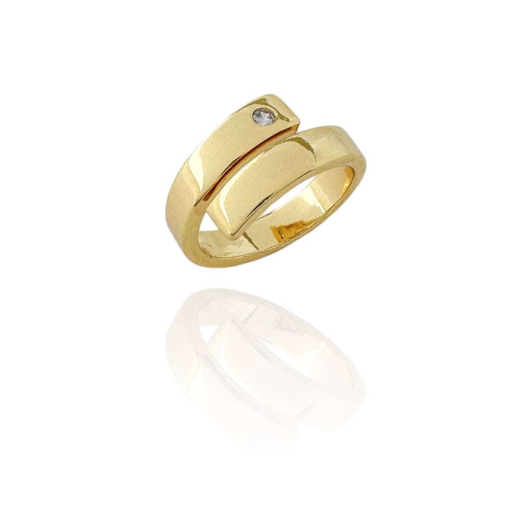 Gold Modern Wrap Ring