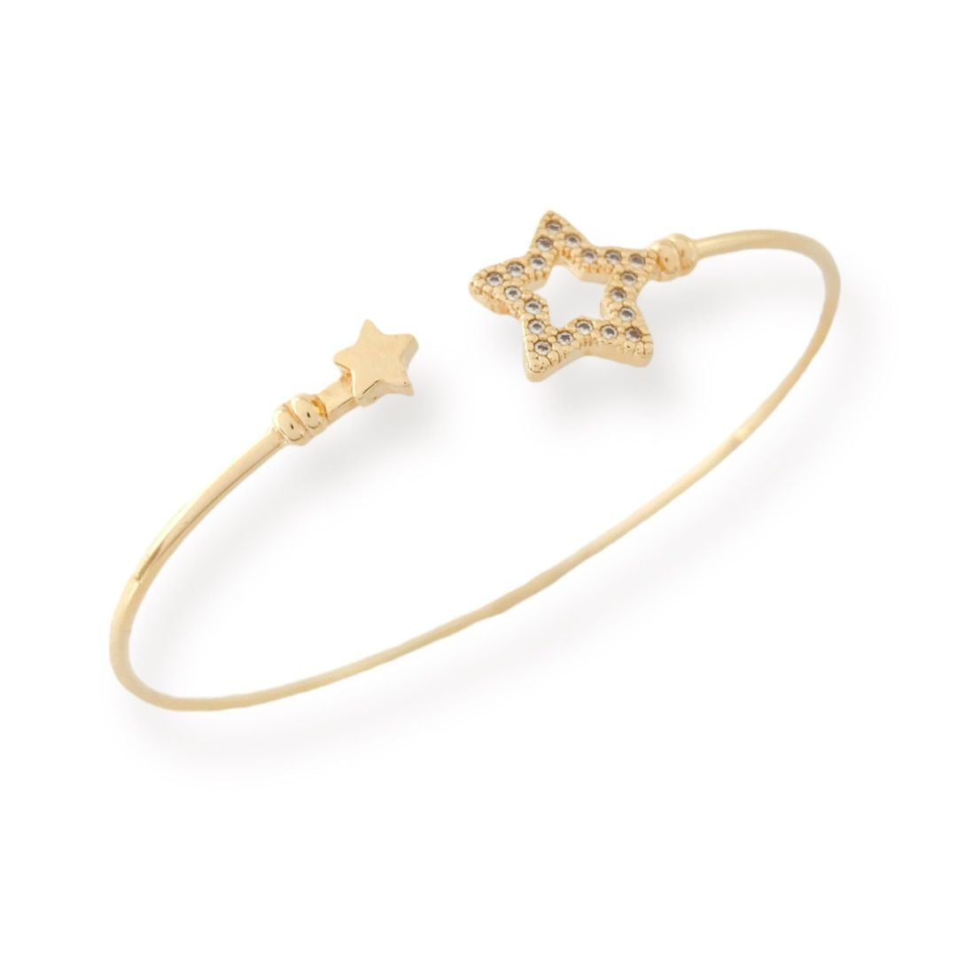 Gold Star Charm Bracelet