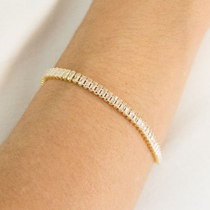 Gold Baguette Bracelet