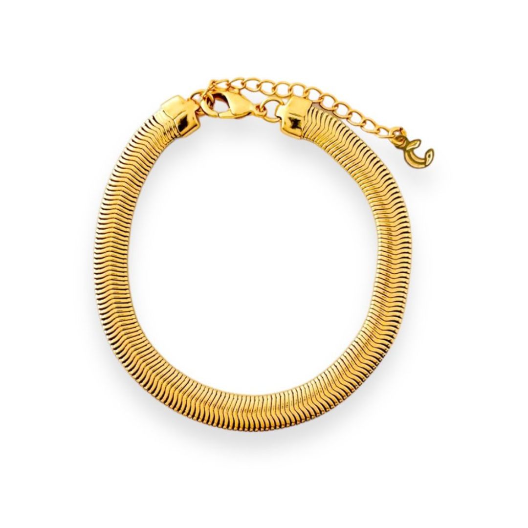 Gold Snake Mesh Bracelet