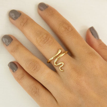 Gold Snake Ring