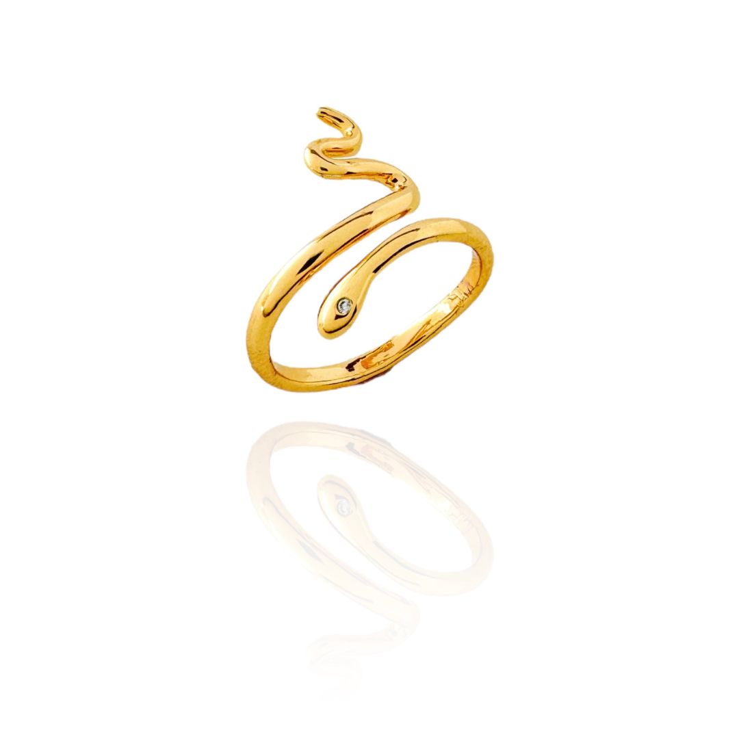 Gold Snake Ring 